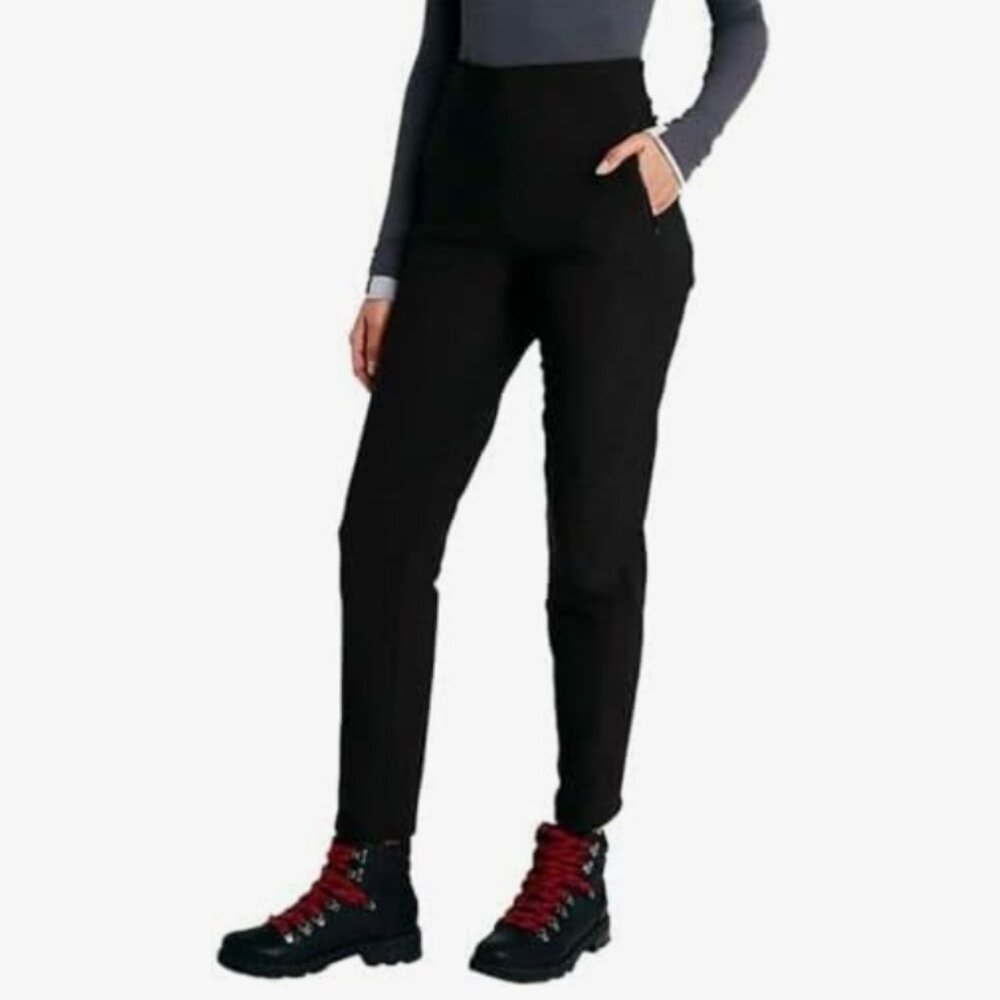 High-Waist Black Slim Women’s Pants